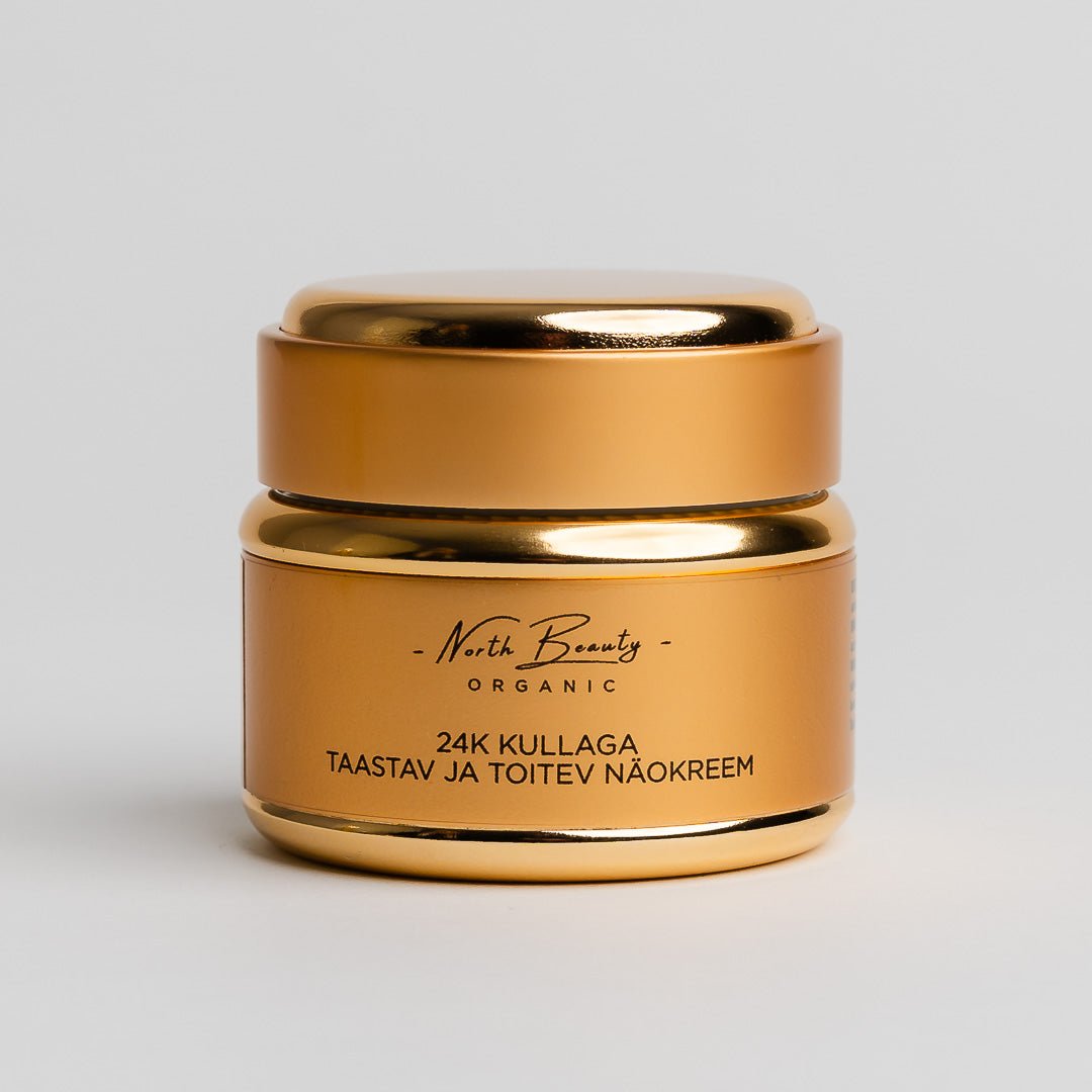24K Gold – Uudistava kasvovoide aikuiselle iholle, 50ml - Mossen Nordic