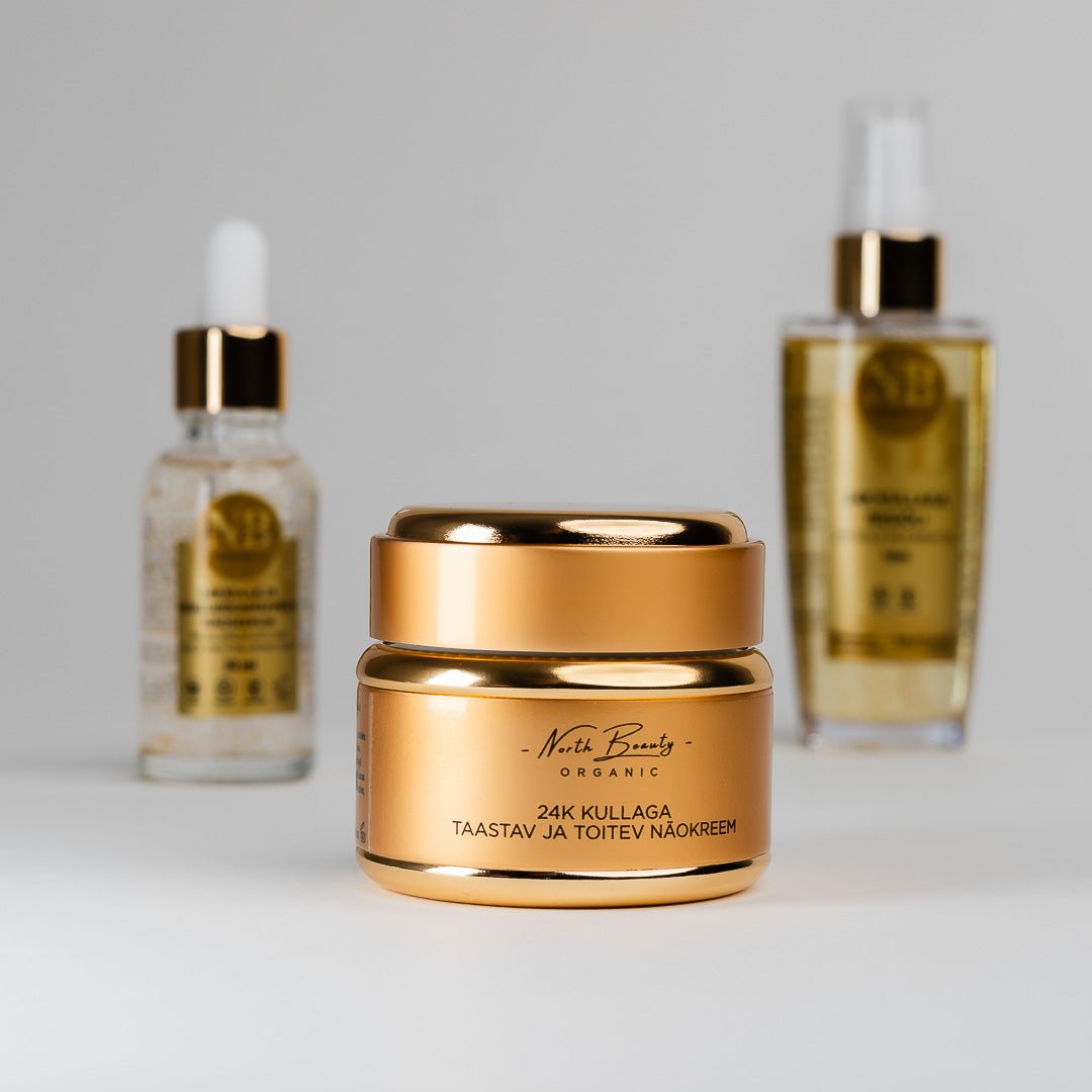 24K Gold – Uudistava kasvovoide aikuiselle iholle, 50ml - Mossen Nordic
