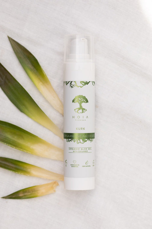 Aloe vera -geeli kurkkuvedellä 100ml - Mossen Nordic