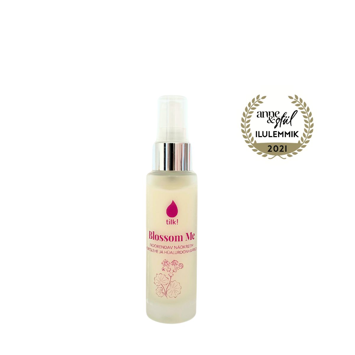 Blossom Me Anti-Stress -kasvovoide, 50ml - Mossen Nordic