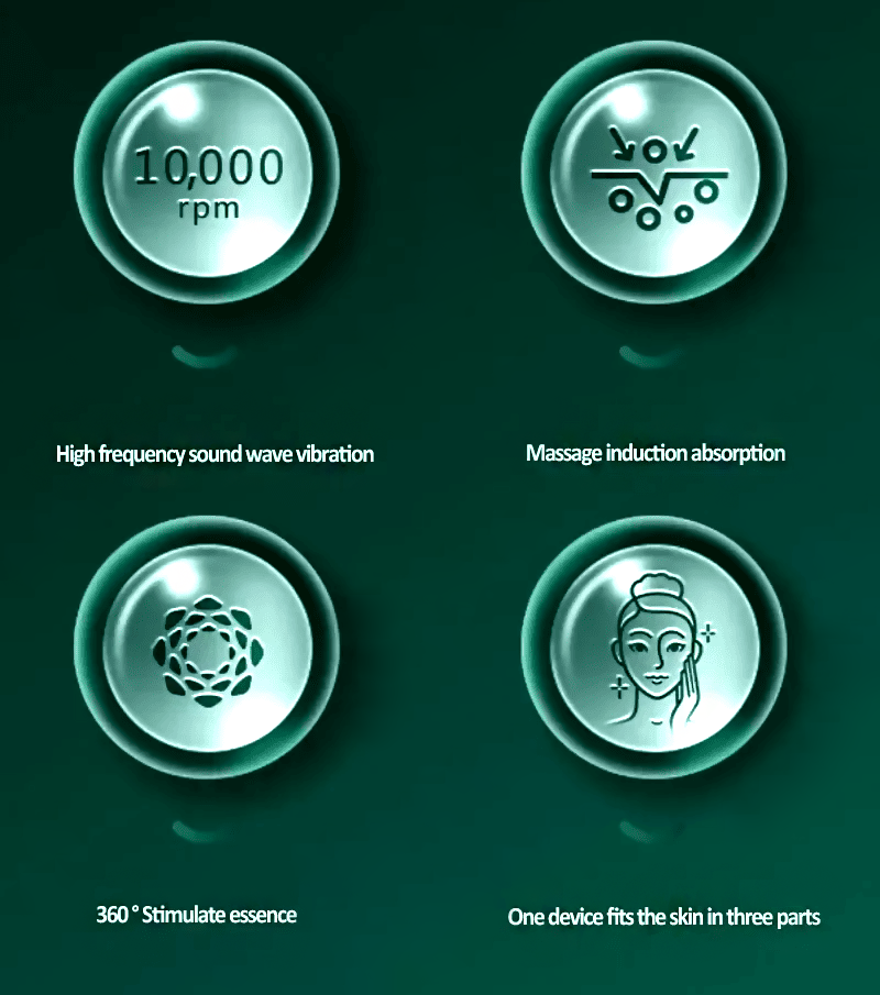 Delphy – Facial massager with three heads