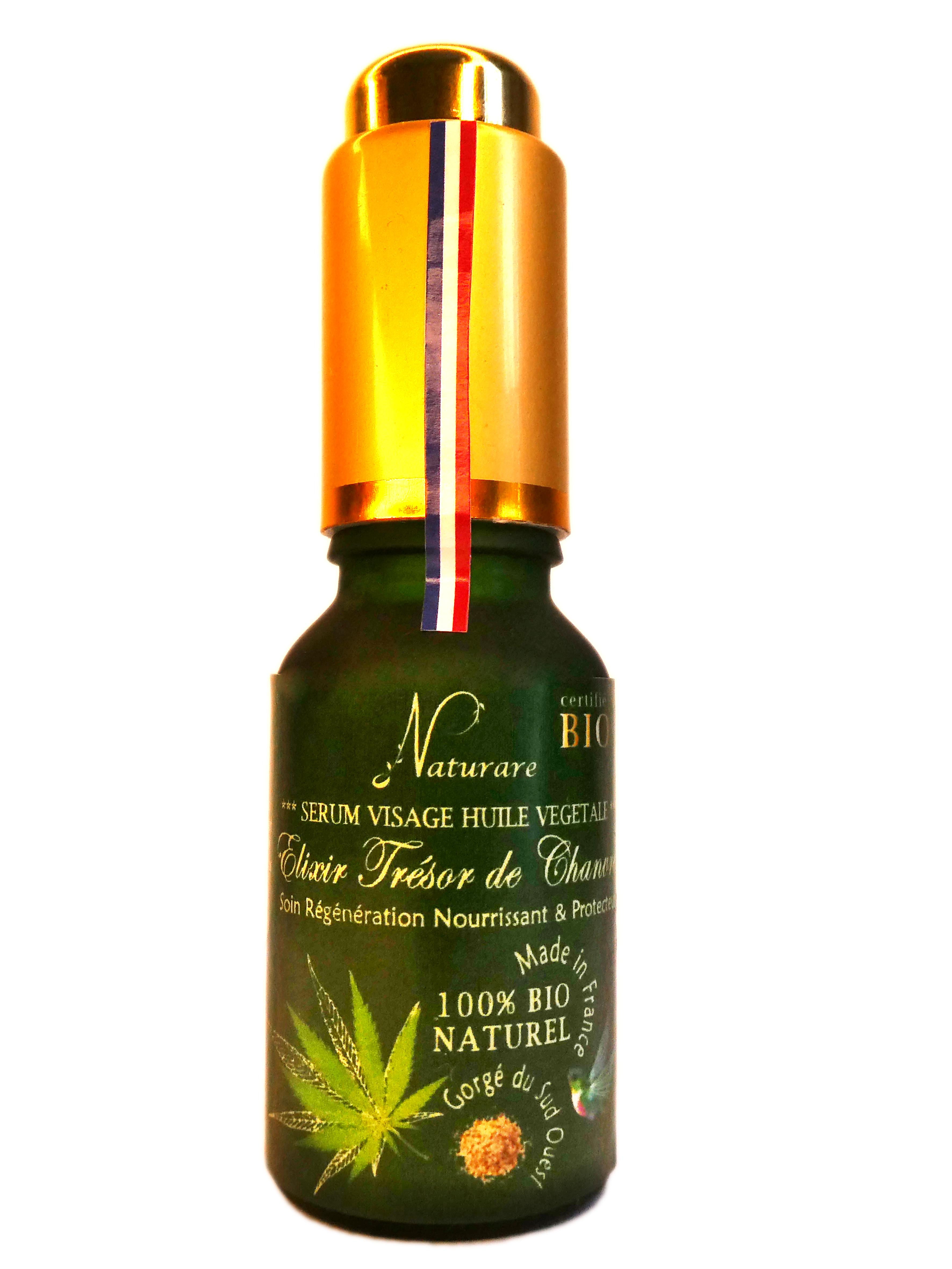 Elixir Tresor de Chanvre Bio — Organic Hemp Oil Serum