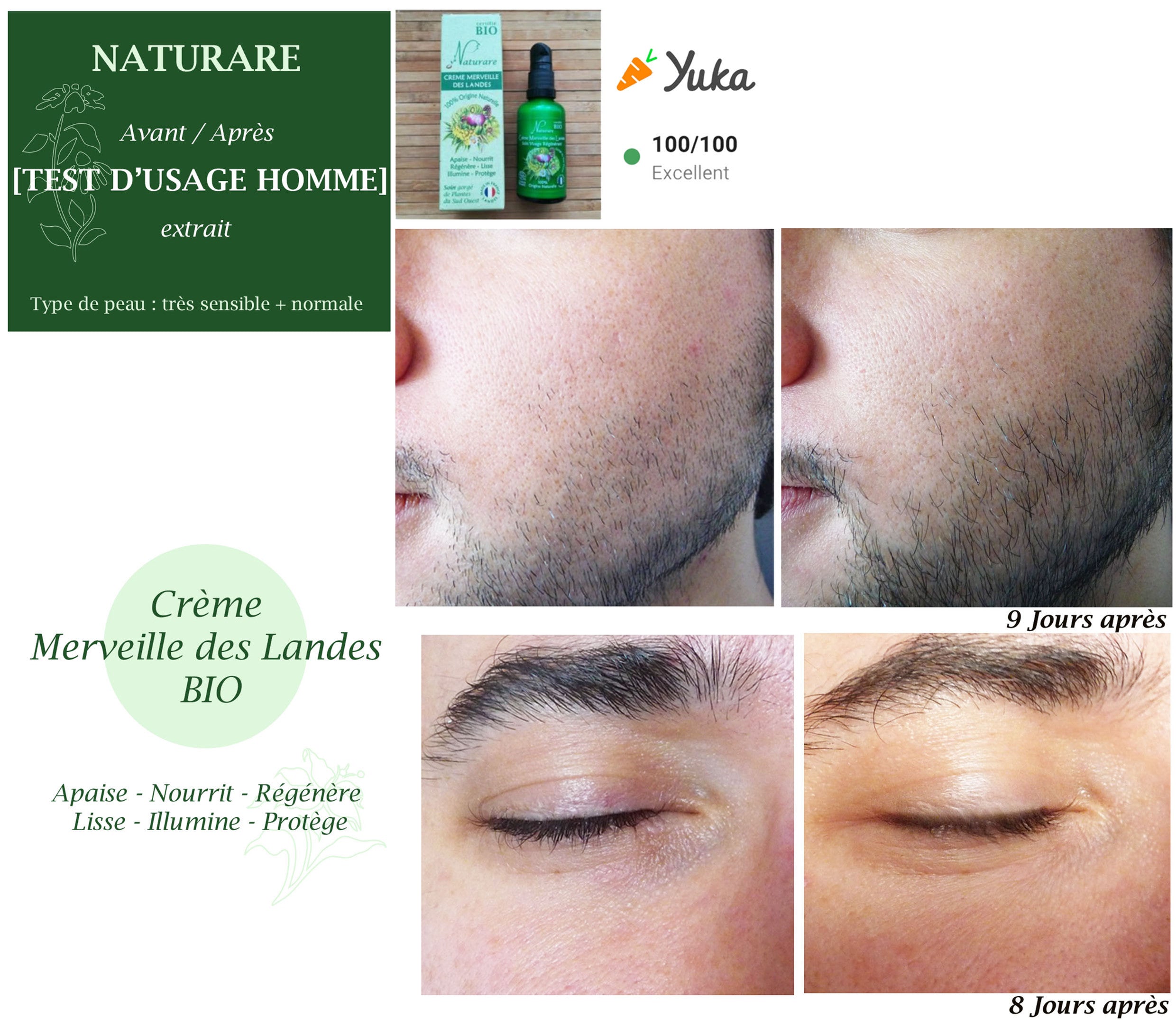 Merveille des Landes Organic Cream - Day & Night (50 ml)