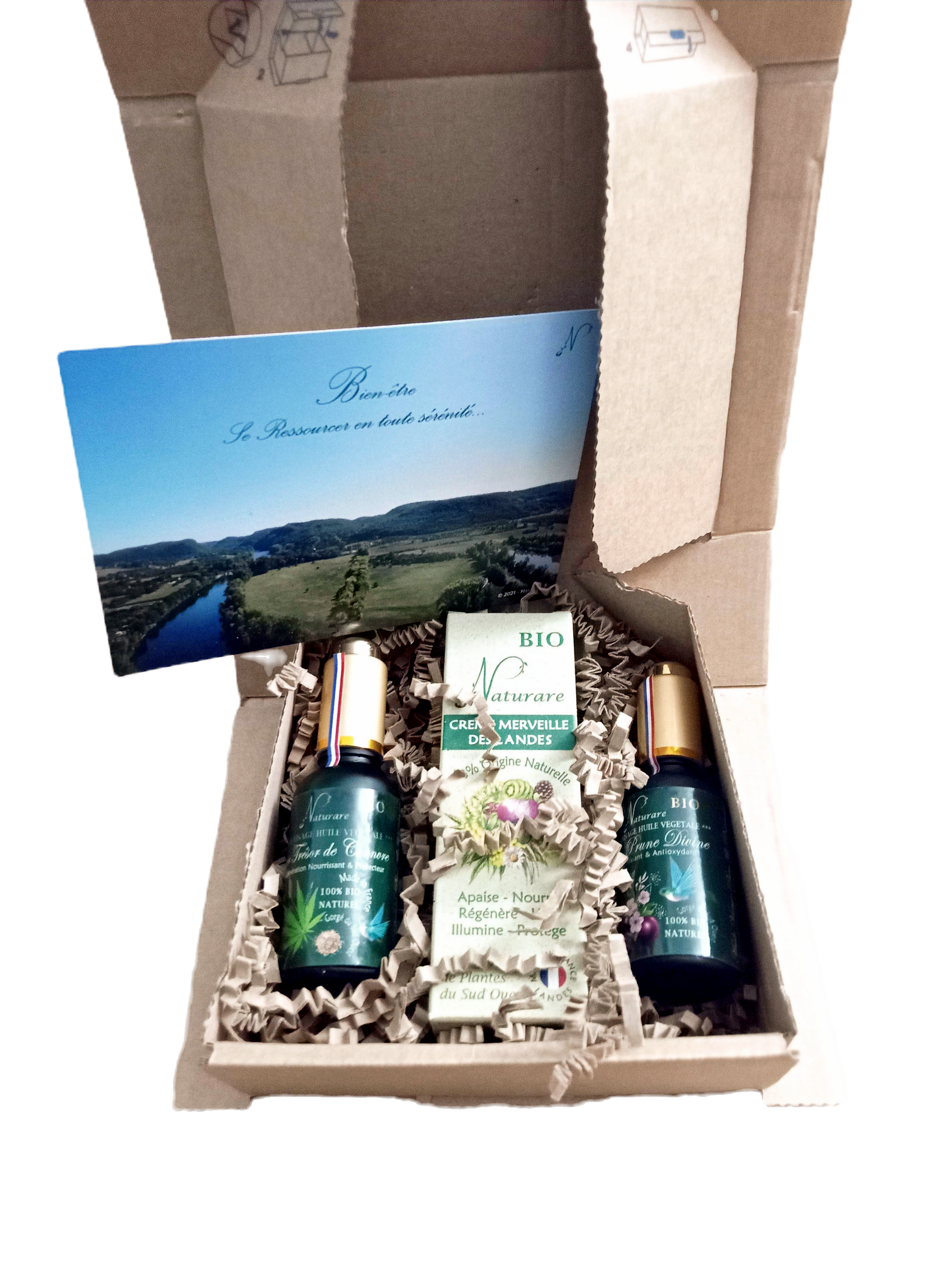 Skincare set for sensitive skin – Cream, plum oil & hemp oil