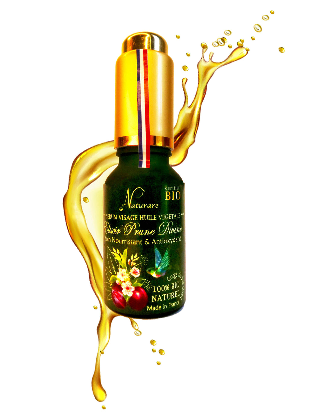 Elixir Prune Divine Bio — Organic Plum Oil Serum