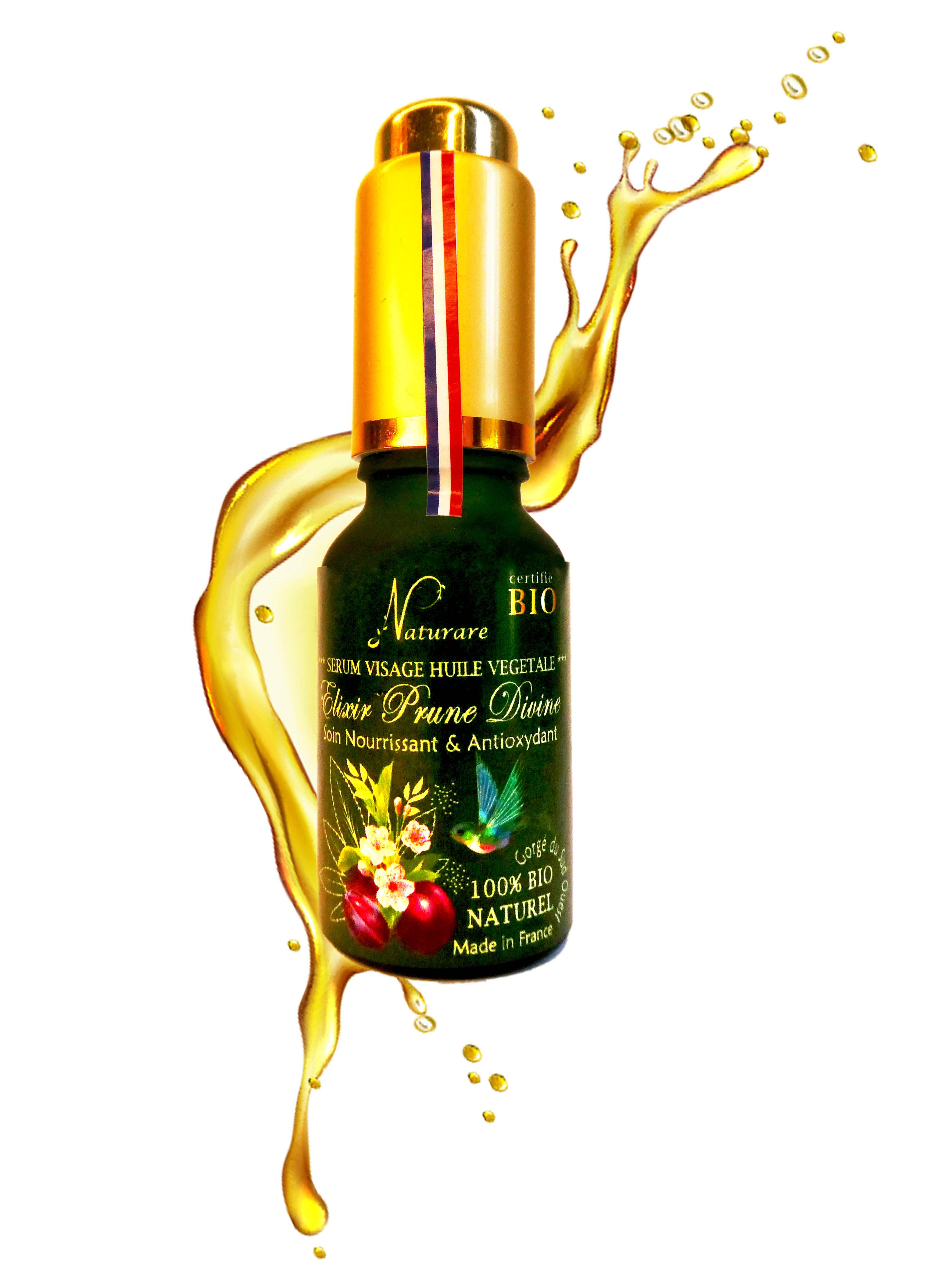 Elixir Prune Divine Bio — Organic Plum Oil Serum