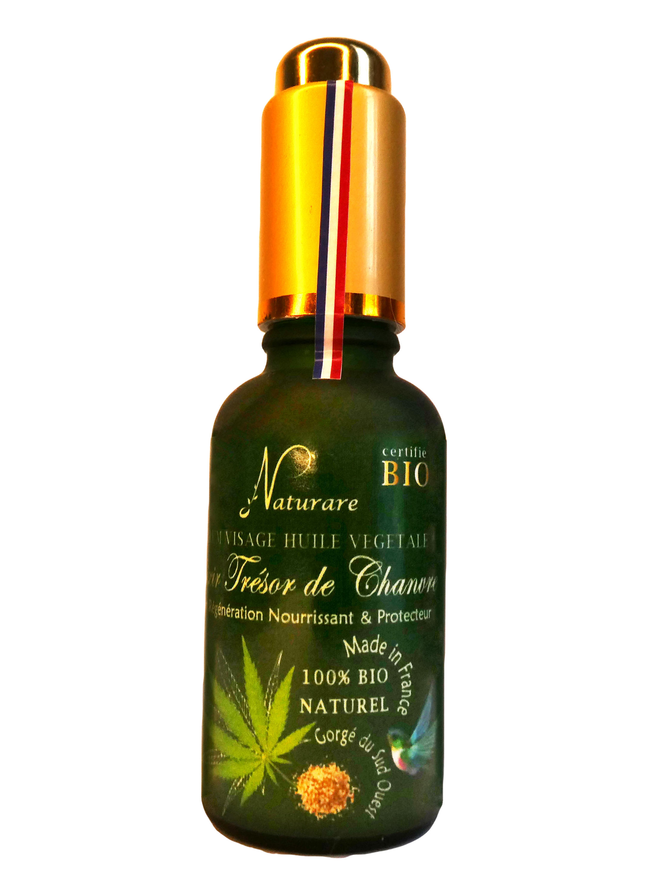 Elixir Tresor de Chanvre Bio — Organic Hemp Oil Serum