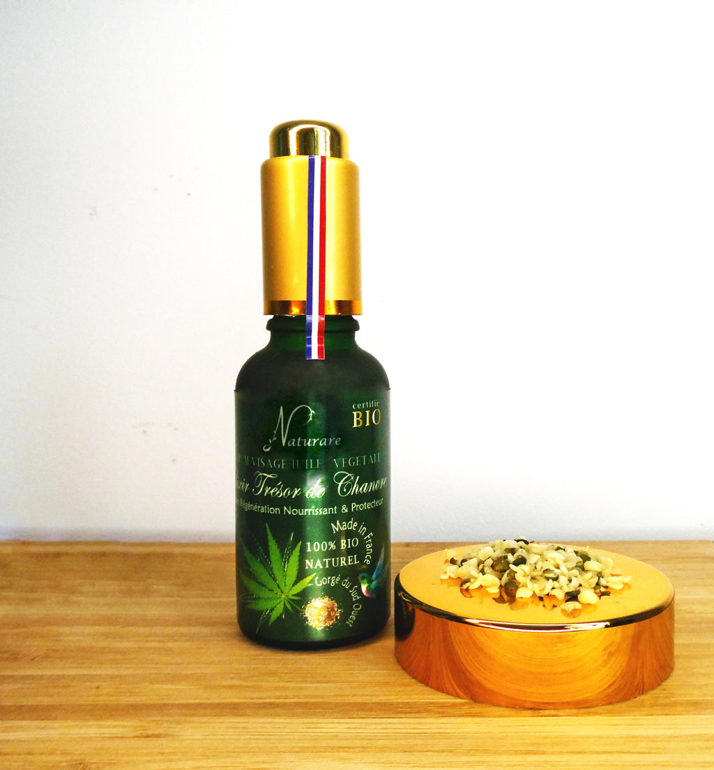Elixir Tresor de Chanvre Bio — Organic Hemp Oil Serum