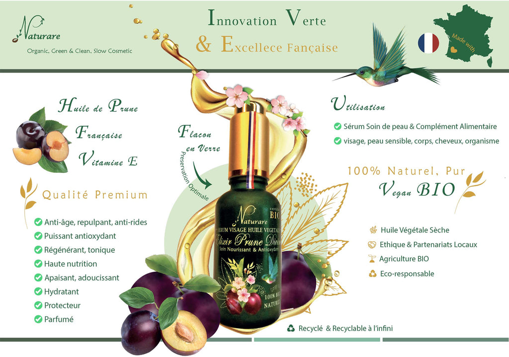 Elixir Prune Divine Bio — Organic Plum Oil Serum