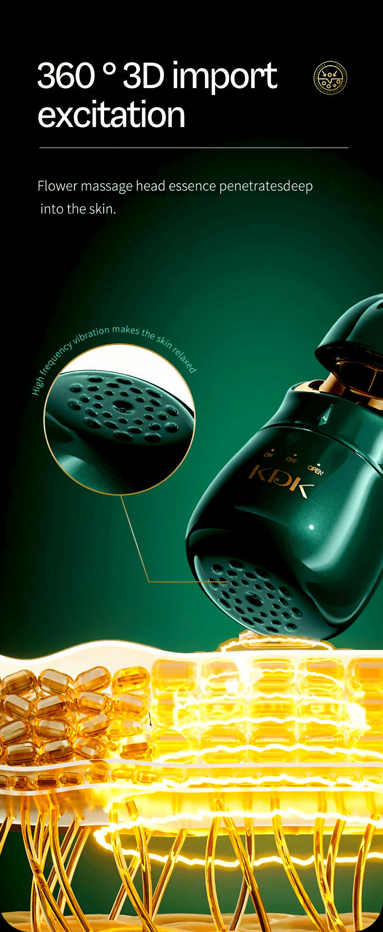 Delphy – Facial massager with three heads