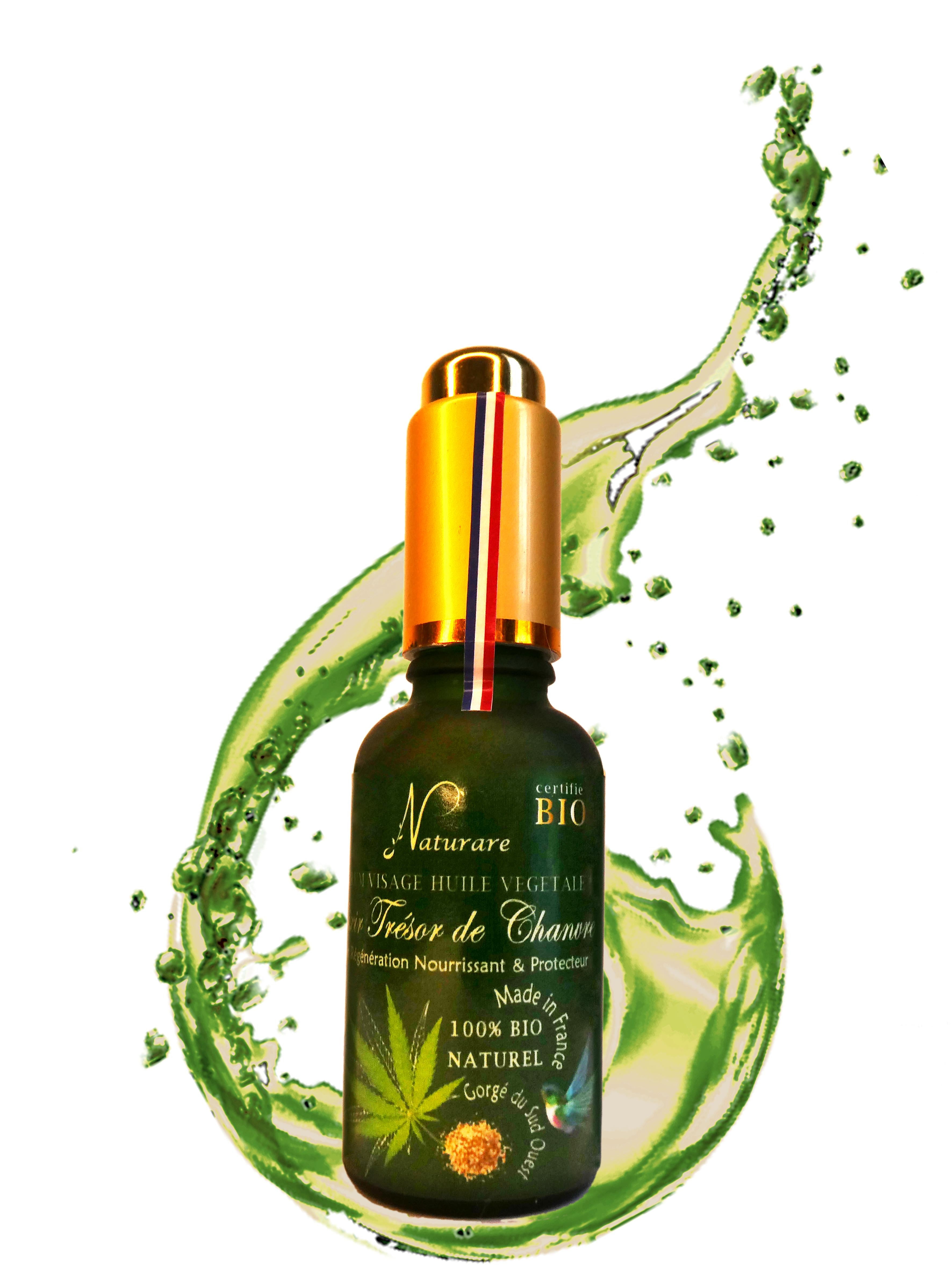 Elixir Tresor de Chanvre Bio — Organic Hemp Oil Serum