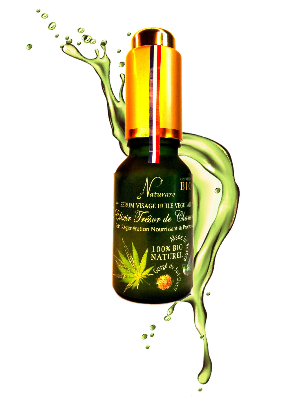 Elixir Tresor de Chanvre Bio — Organic Hemp Oil Serum