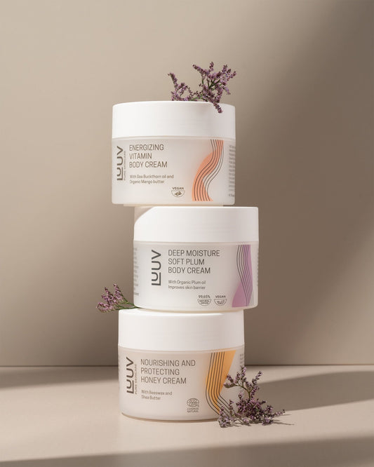 Honey Body Cream – Ravitseva vartalovoide kuivalle ja aikuiselle iholle, 200 ml - Mossen Nordic